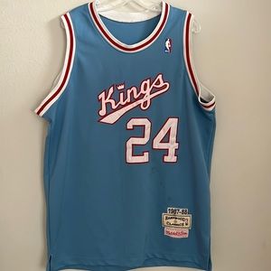 Mitchell & Ness Blue Kings Jersey